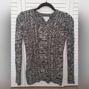 Old Navy Chunky Sweater, Black/White, Size XS, worn once